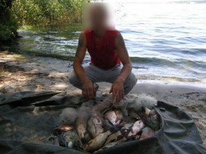 Фото: На Полтавщині браконьєр виловив риби на вісім тисяч гривень