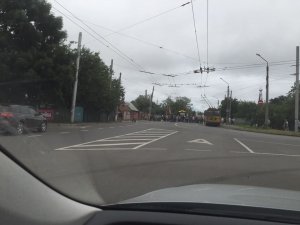 У Полтаві населення перекрило рух на одній з вулиць: відео (оновлено)