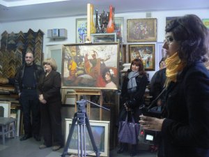 Фото: Відкрилась виставка полтавського художника, який повернувся з Італії