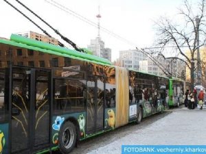Фото: У Полтаві з’явилися тролейбуси з символікою Євро-2012