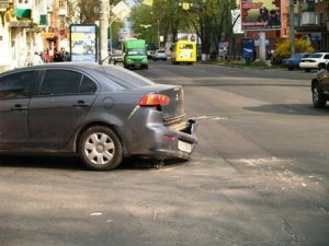 У центрі Полтави сталась автомобільна аварія