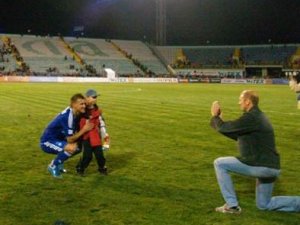 Фото: Як підтримували улюблені команди вболівальники на Суперкубку в Полтаві