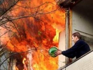 У Полтаві онук спалив бабусі балкон