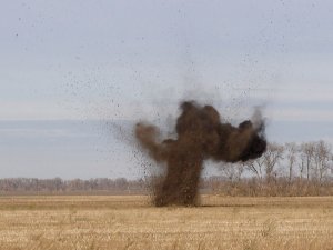 Полтавські сапери поблизу Семенівської школи знайшли фугасний снаряд