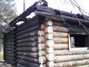 Фото: У полтавського пенсіонера горіла лазня