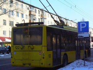 Через морози по всій Полтаві зупинились тролейбуси