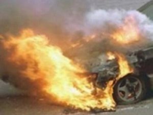 Фото: ДТП під Полтавою: загорівся автомобіль