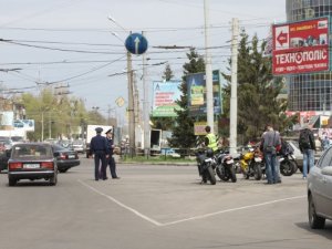 У Полтаві байкери провели акцію на площі Зигіна