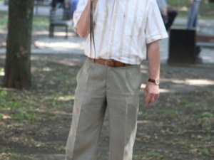 У Полтаві невдоволений мітингувальник не дає спокою меру Олександру Мамаю