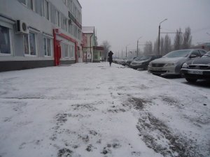 У Полтаві роботу комунальників не видно через сніг (+ фото)