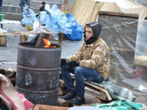 Фото: Блокада Майдану: мітингувальників почали морити голодом і холодом