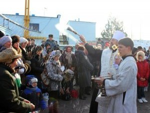 Водохреща: полтавці сьогодні освятили воду