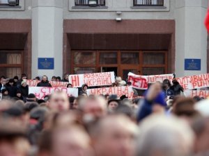 Віталій Кличко виступив на полтавському Євромайдані. Фотоогляд.