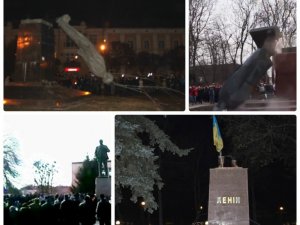 Карта ленінопаду на Полтавщині