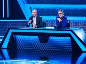 Фото: Собчак та Кошовий стали суддями нового шоу «Зіграй у ящик» на «1+1»