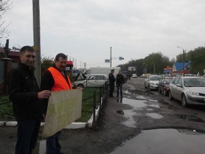 У Полтаві пройшов спільний мітинг працівників автодору, представників євромайдану та автомайдану