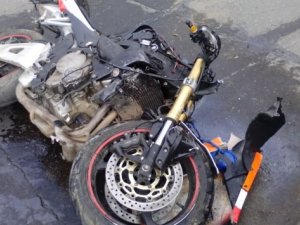 Фото: ДТП у Полтаві: на перехресті Фрунзе-Чапаєва збили мотоцикліста (+карта)