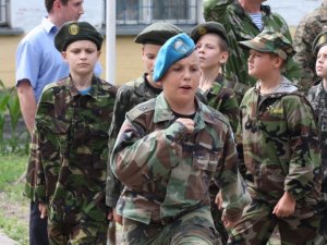 У Полтаві відкрили військово-спортивний табір для дітей