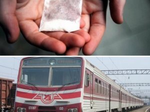Фото: На Полтавщині в пасажира електрички знайшли наркотики