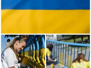 Фото: У Кобеляках на паркані намалюють прапор України, маки і калину