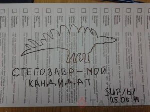 Фото: У Полтаві хлопець зіпсував бюлетень для голосування