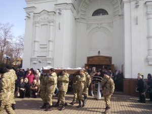 У Полтаві поховали героїчно загиблого бійця 128 бригади (ВІДЕО)