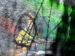 Фото: Графіті-меморіал пам’яті борців за незалежність України знову обмалювали (фото)