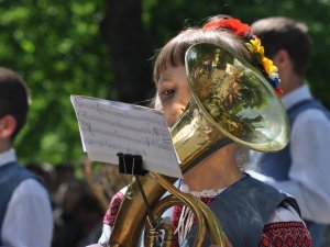 Полтавою марширували духові оркестри (ФОТО, ВІДЕО)