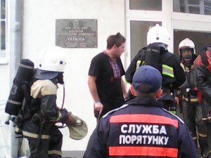 Фото: У Полтаві сталася пожежа в одному з навчальних закладів