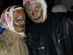 Хелловін у Полтаві: зомбі проїхались громадським транспортом (ФОТО)