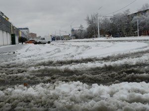 Зима до Полтави прийшла з відлигою: фоторепортаж
