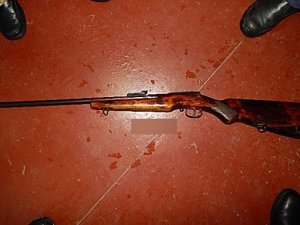 Фото: У жителя Миргорода поліція вилучила гвинтівку та набої до неї