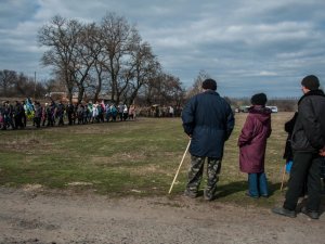 Фото: У Михнівцях на Полтавщині поховали Героя АТО (ФОТО)