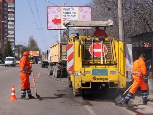 Фото: У Полтаві ремонтують вулицю Фрунзе