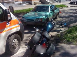 Фото: У Полтаві внаслідок ДТП постраждав мотоцикліст
