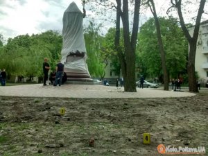 Фото: Тарас Кутовий про спробу підірвати пам’ятник Мазепи: «Прикрий та ганебний інцидент»