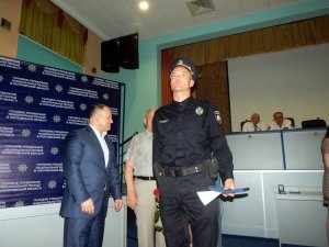 Фото: Полтавських поліцейських нагородили нагрудними знаками