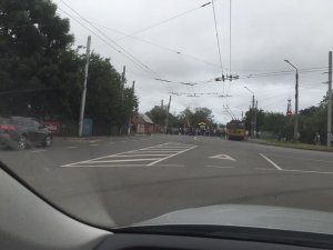 Фото: У Полтаві населення перекрило рух на одній з вулиць: відео (оновлено)