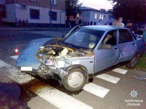 У Полтаві під час ДТП постраждало троє людей