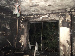 Фото: Пожежа на Полтавщині: в 9-поверхівці виявили труп