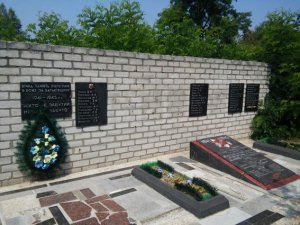 Фото: На Полтавщині чоловіки поцупили плити з братської могили