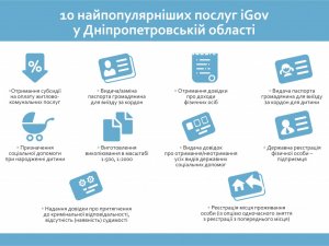 Фото: 6 популярних державних послуг, які реально ввести через портал iGov на Полтавщині (інфографіка)