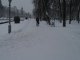 Фото: У вихідний центр Полтави від снігу не розчистили