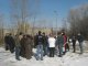 Фото: Полтавці очищали один з майданчіків міста та варили кашу
