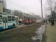 Фото: Щойно у Полтаві велосипедист створив затор для 7 тролейбусів і позашляховика