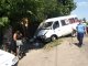 Фото: У Полтаві автомобіль привалило стовпом