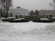 Фото: Сьогодні полтавці ховалися від снігу під парасольками