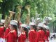 Фото: У Полтаві марш-парад оркестрів розпочався з колони велосипедистів: фоторепортаж