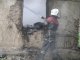 Фото: У Полтаві горять руїни, де прописано кілька родин (фото)