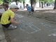 Фото: У Полтаві діти малювали на асфальті (фоторепортаж)